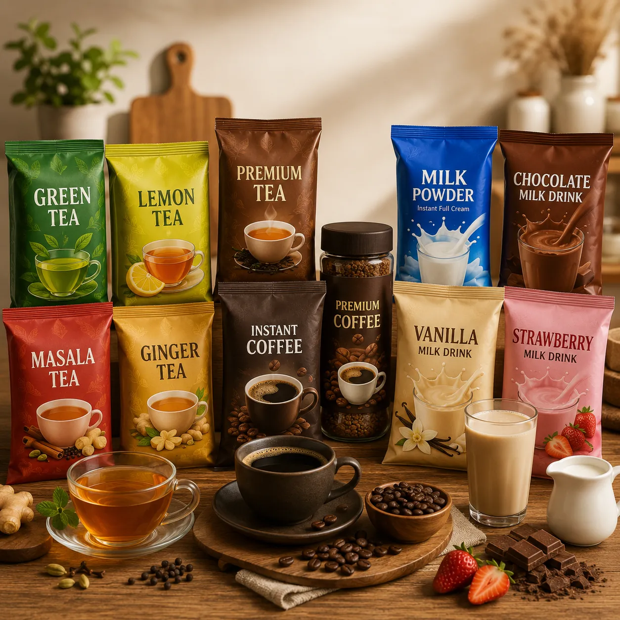 Tea, Coffee & Milk Drinks