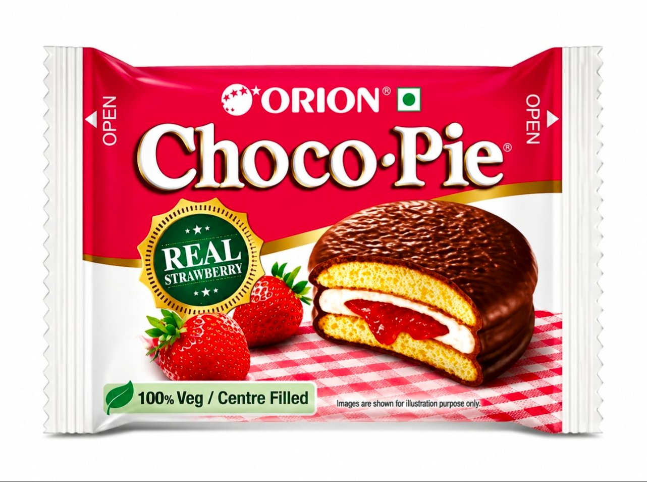 ORION Strawberry Choco Pie