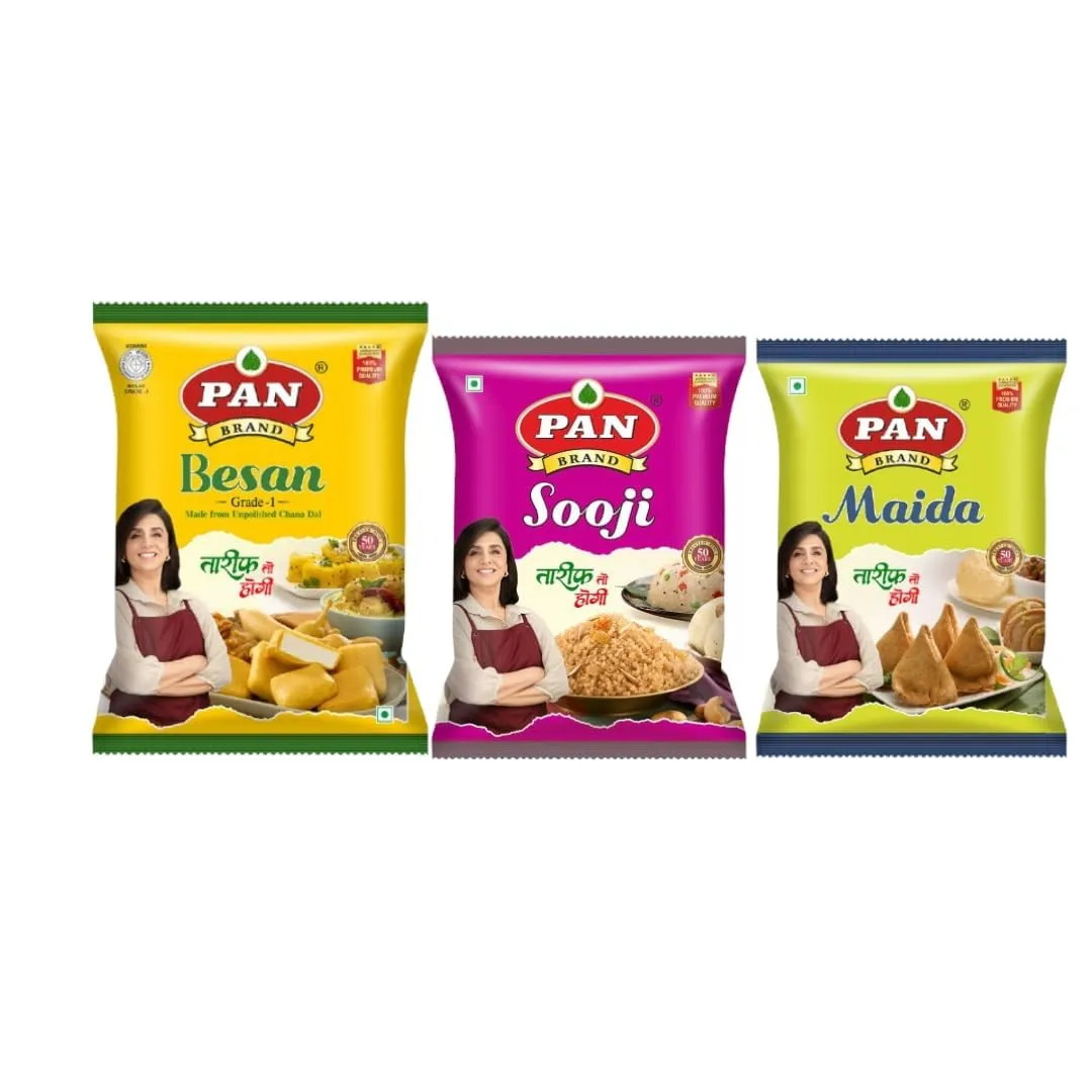 Besan, Sooji & Maida